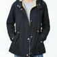 Collection B Juniors' Hooded Anorak Jacket  Graphite Size Medium