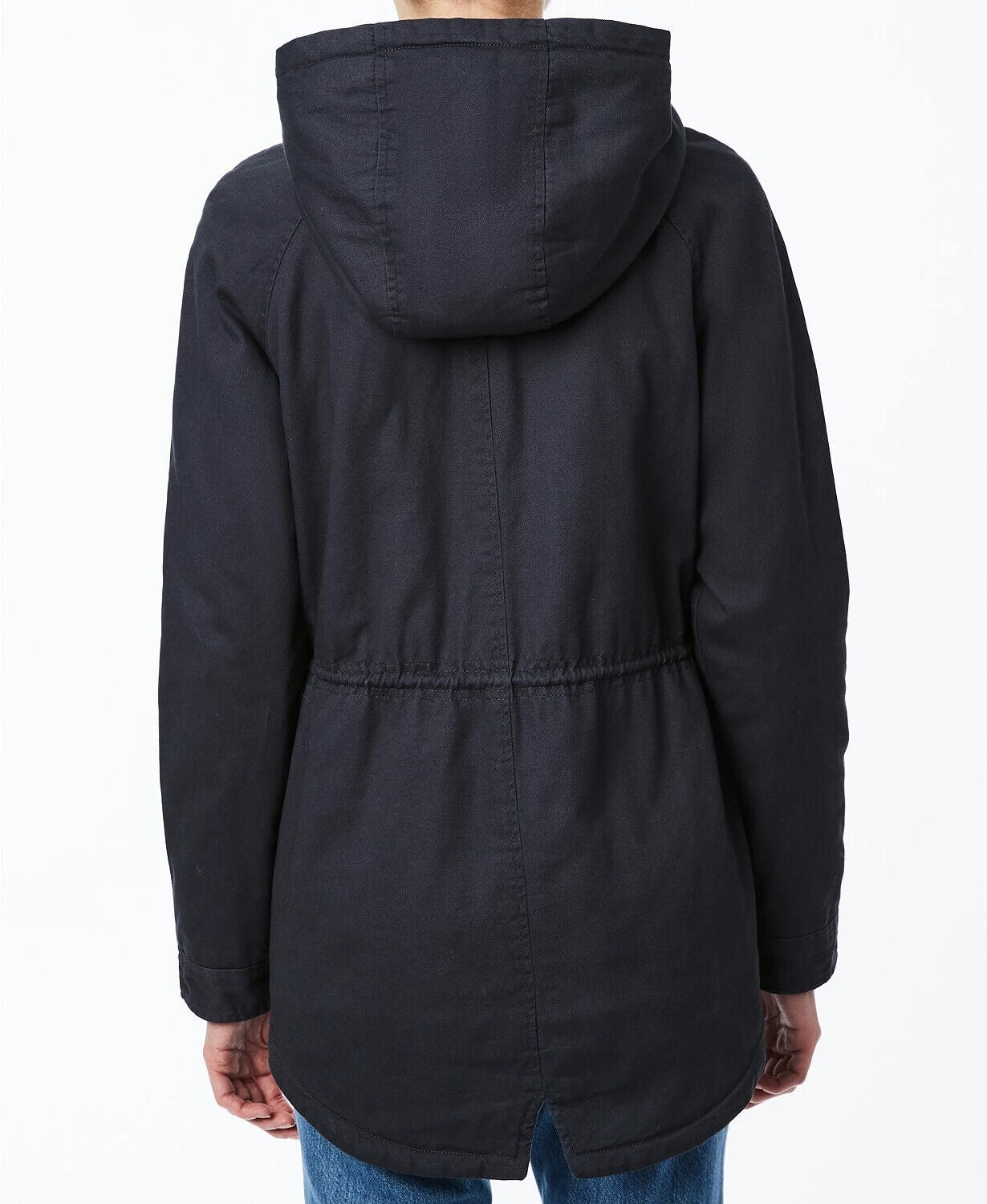 Collection B Juniors' Hooded Anorak Jacket  Graphite Size Medium