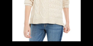 American Rag Juniors'' Multi-Stitch Hoodie Beigekhaki Size Medium