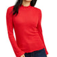 American Rag Juniors' Mock-Neck Top Red Size Small