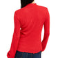 American Rag Juniors' Mock-Neck Top Red Size Small