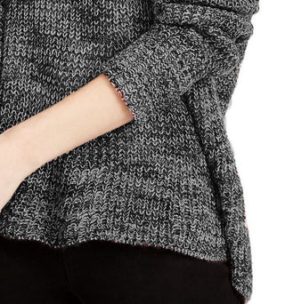 American Rag Juniors' Cowlneck Sweater Black Size Large