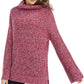 American Rag Juniors' Women's Flare-Sleeved High-Low Sweater Red Size X-Small