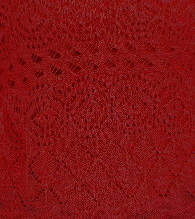 American Rag Juniors' Pointelle-Knit Flared-Sleeve Sweater Red Size Small