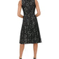 Tommy Hilfiger Women's Floral-Lace Fit & Flare Dress Gray Size 12