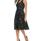 Tommy Hilfiger Women's Floral-Lace Fit & Flare Dress Gray Size 12