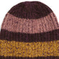 Free People Women's Cozy In Stripes Beanie Berry Rose Size Regular