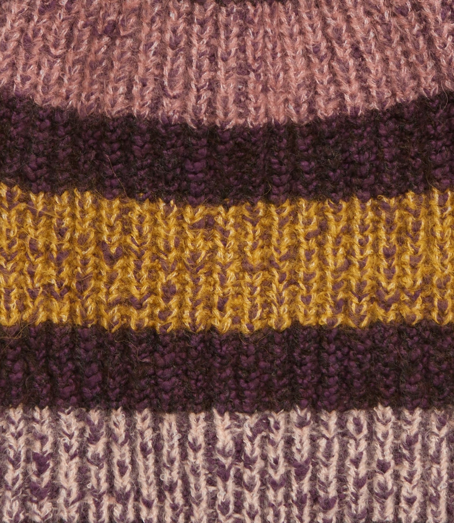 Free People Women's Cozy In Stripes Beanie Berry Rose Size Regular