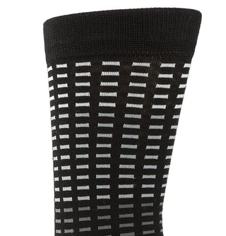 Calvin Klein Men's Tile-Print Socks Black Size Regular