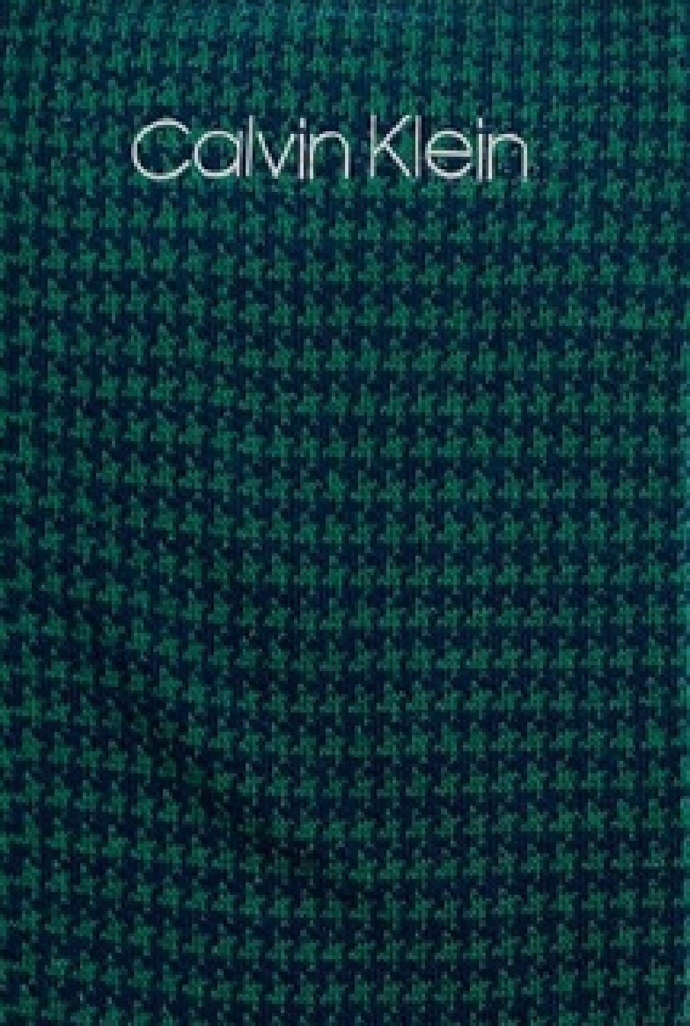 Calvin Klein Men's Houndstooth Crew Socks Green Size Regular