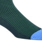 Calvin Klein Men's Houndstooth Crew Socks Green Size Regular