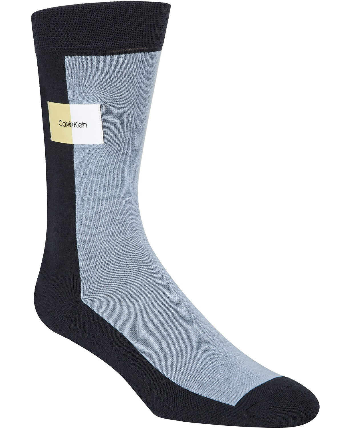 Calvin Klein Men's Colorblocked Crew Socks Black Size Regular