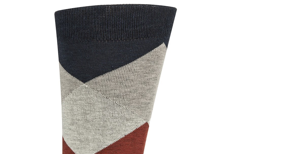 Cole Haan Men's Diamond Crew Socks Gray Size Regular