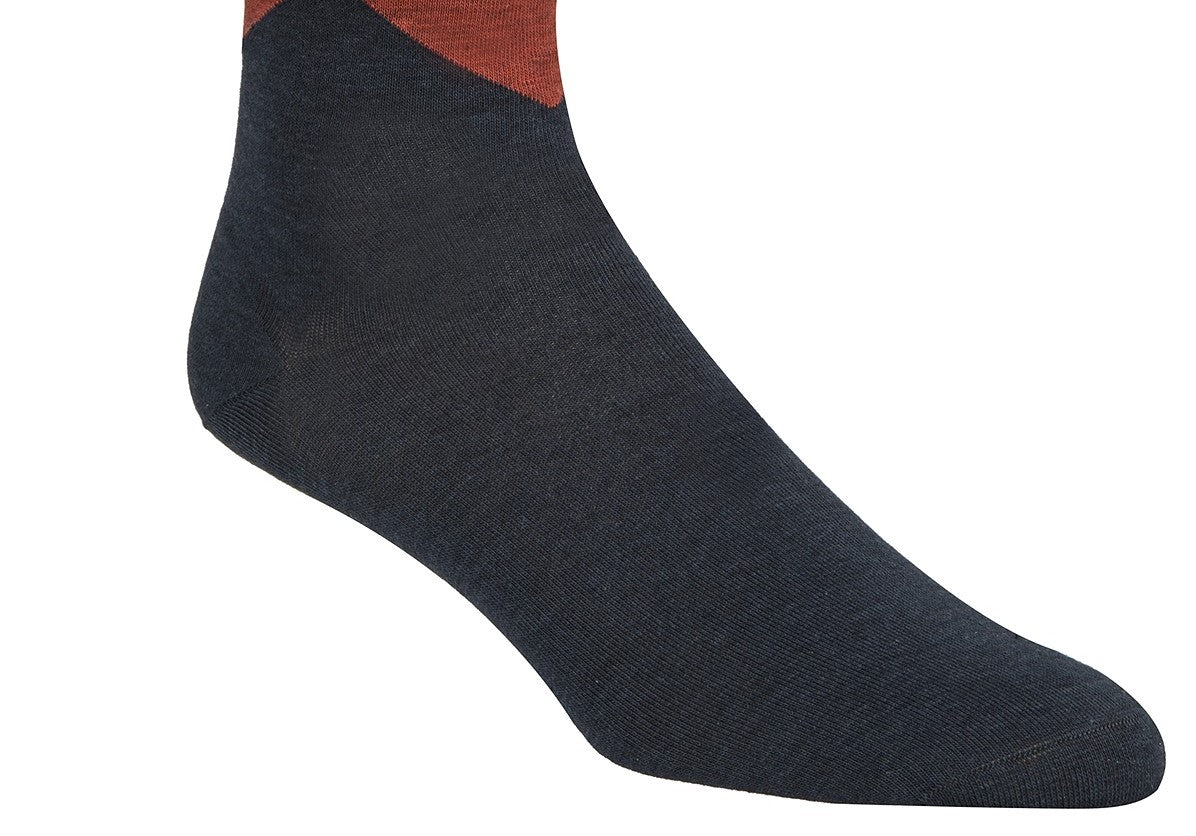 Cole Haan Men's Diamond Crew Socks Gray Size Regular