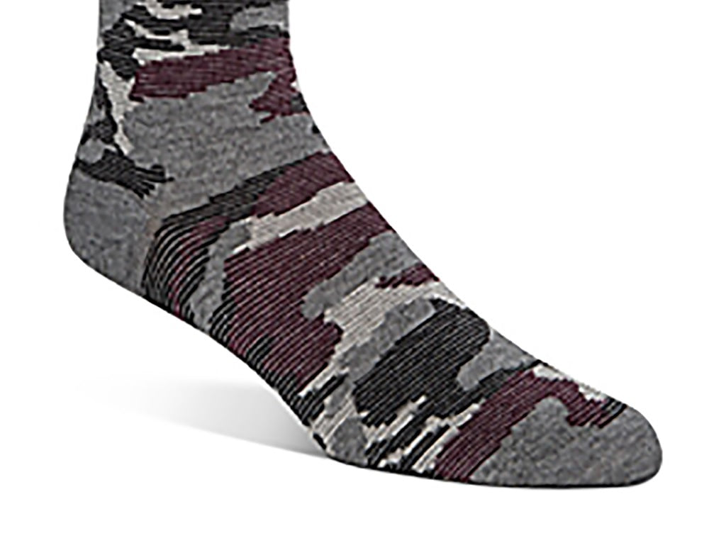 Cole Haan Men's Modern Camo Socks Gray Size 7-12