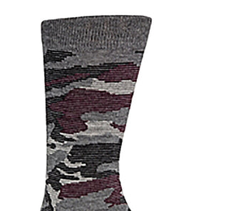 Cole Haan Men's Modern Camo Socks Gray Size 7-12
