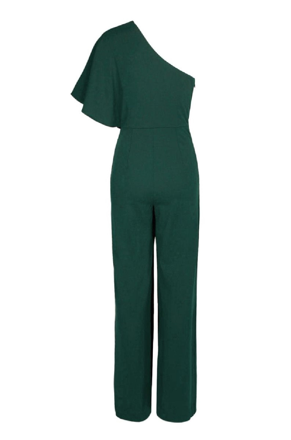 Adrianna Papell Women's Petite One-Shoulder Jumpsuit Green Size 6P