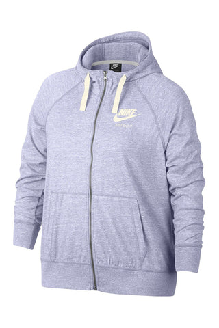 Nike Women's Plus Size Sportswear Gym Vintage Hoodie Purple Size 2 Extra Large