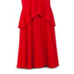 Betsy & Adam Women's Cap Sleeve Full-Length Mermaid Dress Red Size 6