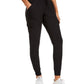 Planet Gold Juniors' Velour Jogger Pants Black Size Medium