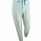 Planet Gold Juniors' Velour Jogger Pants Blue Size Large