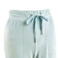 Planet Gold Juniors' Velour Jogger Pants Blue Size Large