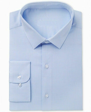Bar III Men's Slim-Fit Stretch Dress Shirt Pasblue Size 15-34-35