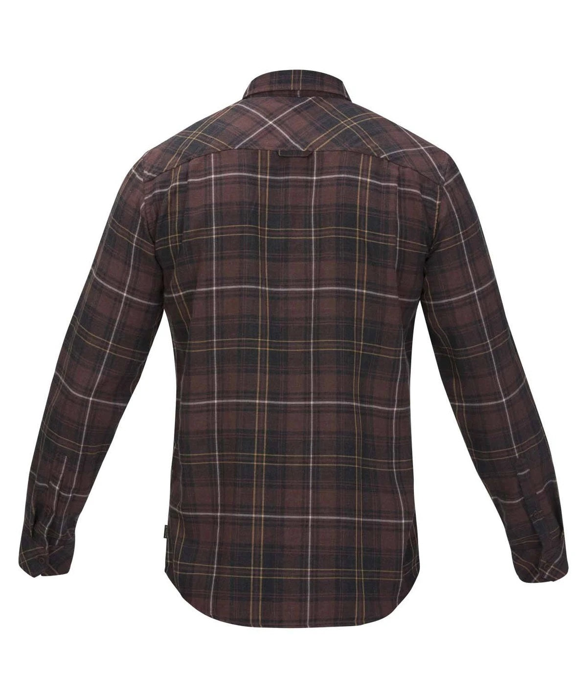 Hurley Men's Vedder Washed Plaid Shirt Brown Size XX-Large