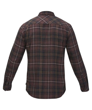 Hurley Men's Vedder Washed Plaid Shirt Brown Size XX-Large