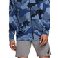 Nike Men's Dri-Fit Camo Zip Hoodie Blue Size Large