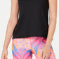 Nike Women's Dri-Fit Printed-Logo Racerback Running Tank Top Charcoal Size Small
