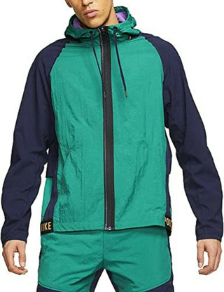 Nike Men's Sport Clash Dri-Fit Flex Training Jacket Green Size Large