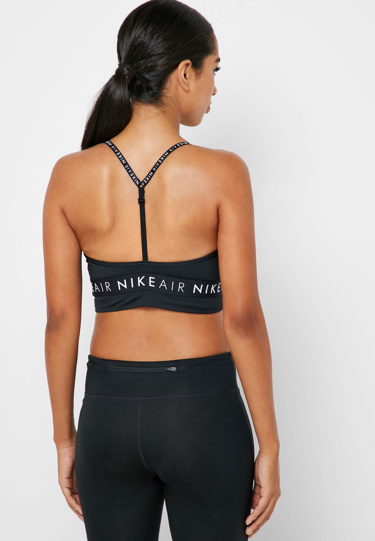 Nike Women's Indy Light Support Training Sports Bra Black Size X-Small