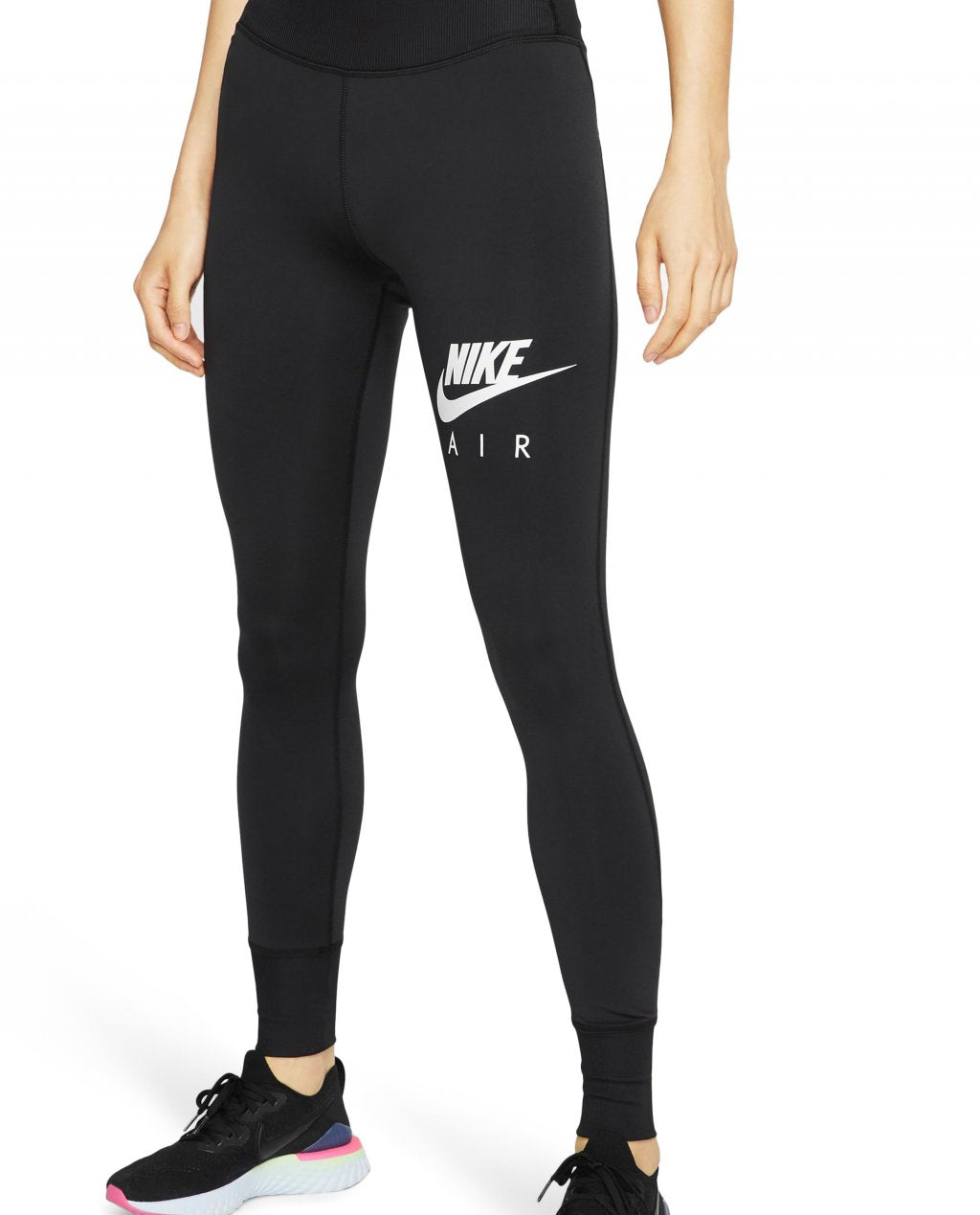 Nike Women's  Air Fast Dri-Fit 7/8 Tights Charcoal Size Medium
