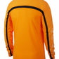 Nike Men's Dri-FIT Long-Sleeve Training Top Orange Size Large