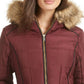 Karen Scott Women's Sport Zip-Up  Jacket Merlot Size Small