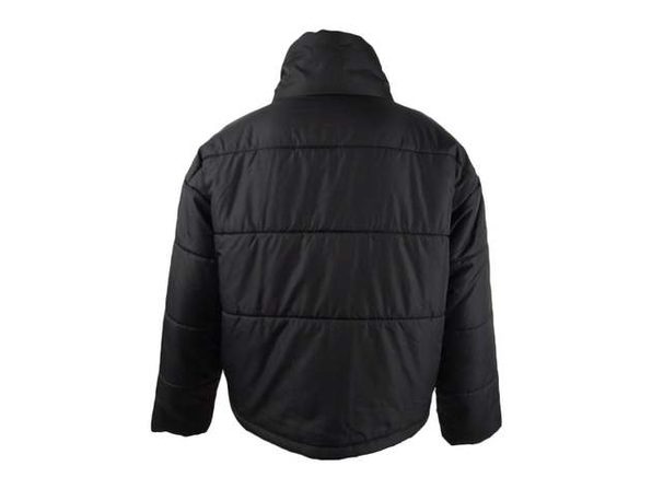 Celebrity Pink Juniors' Cropped Puffer Coat Black Size Medium