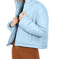 Celebrity Women's Pink Juniors' Cropped Puffer Coat Blue Size XX-Large