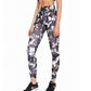 Nike Women's Printed Washed Floral Tights Black Size Extra Small