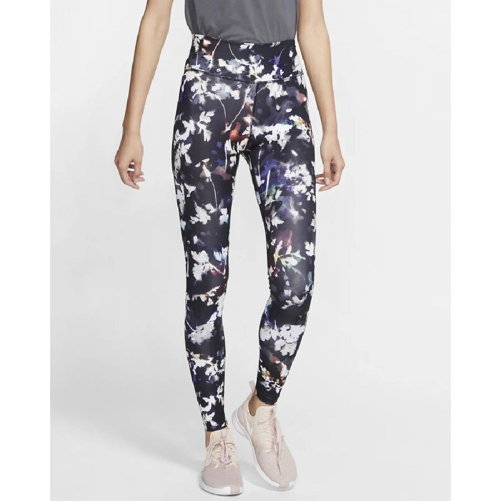 Nike Women's One Printed Leggings White Size Extra Small