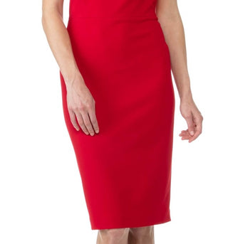 Calvin Klein Women's Off-The-Shoulder Sheath Dress Medium Red Size 14