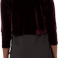 Calvin Klein Women's Velvet Rhinestone Shrug Purple Size Large