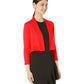 Calvin Klein Women's Shrug Cardigan Red Size Small