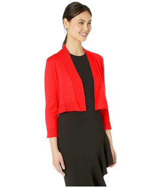 Calvin Klein Women's Shrug Cardigan Red Size Small