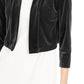 Calvin Klein Women's Velvet Shrug Cardigan Black Size Small