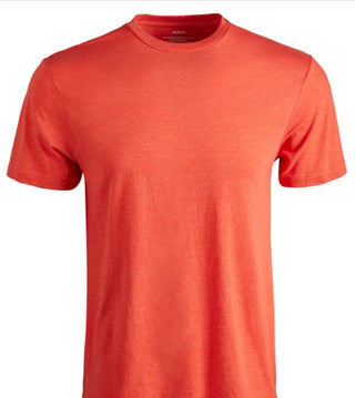 Alfani Men's Fashion Heathers T-Shirt Orange Size Large