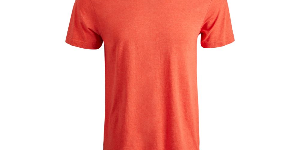 Alfani Men's Fashion Heathers T-Shirt Orange Size Large