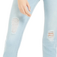 Celebrity Pink Women's High Rise Ankle Skinny Jean Turq/Aqua Size 7