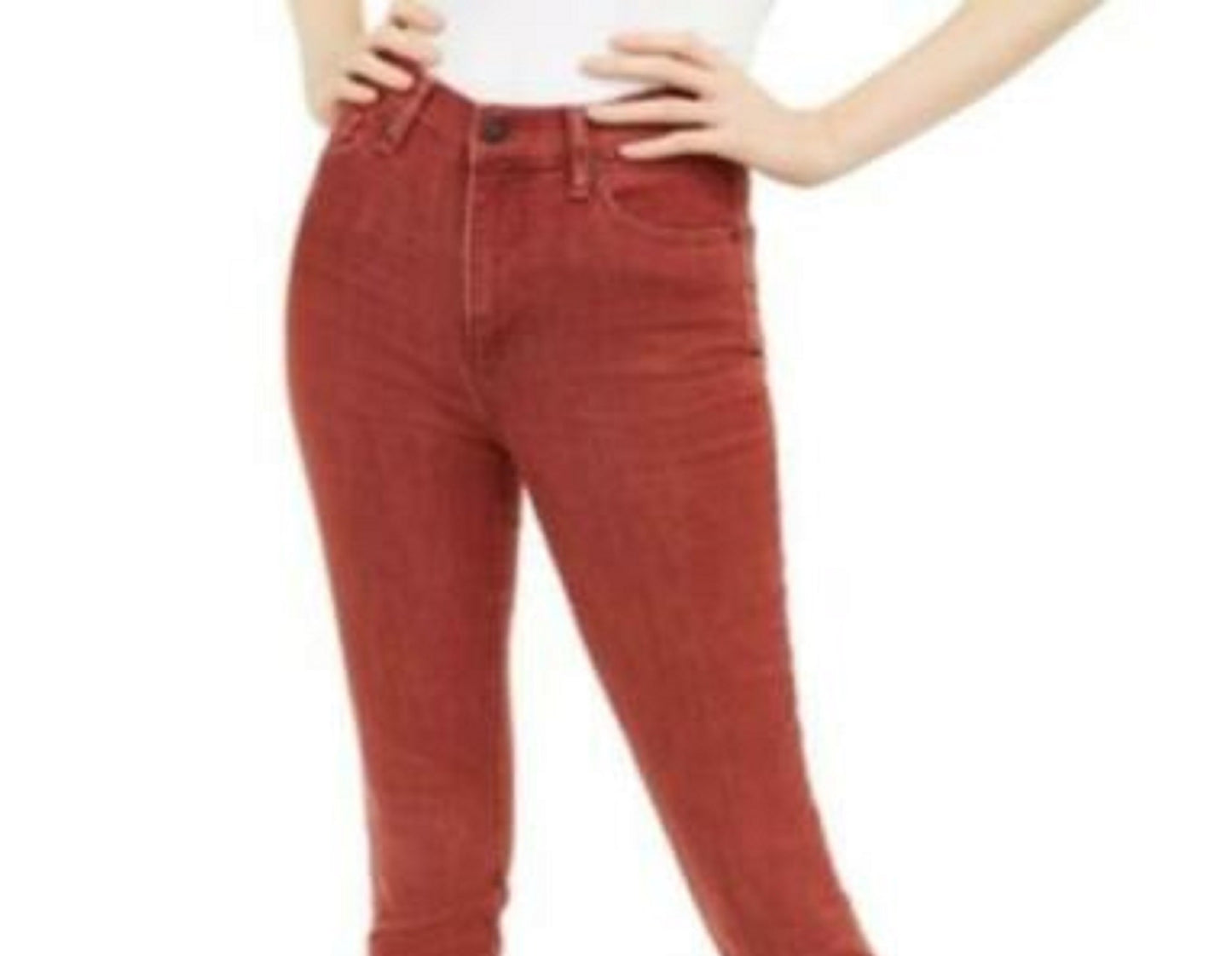 Celebrity Pink Women's High Rise Ankle Skinny Jean Red Size 9