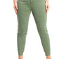 Celebrity Pink Juniors' High-Rise Ankle Skinny Jeans Green Size 5